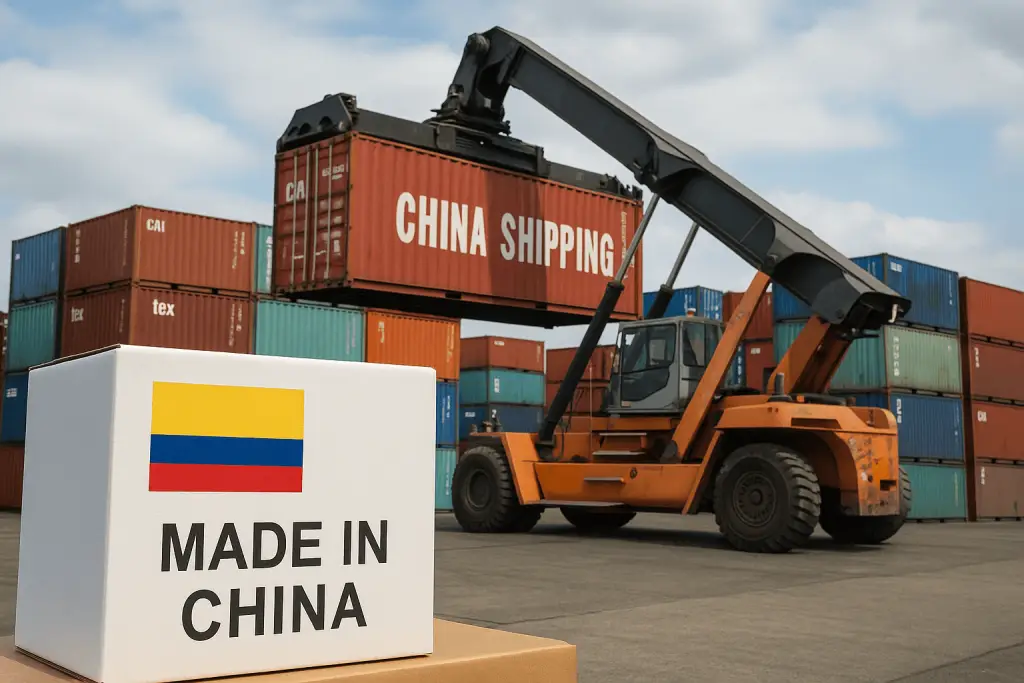 Importaciones desde China a Colombia